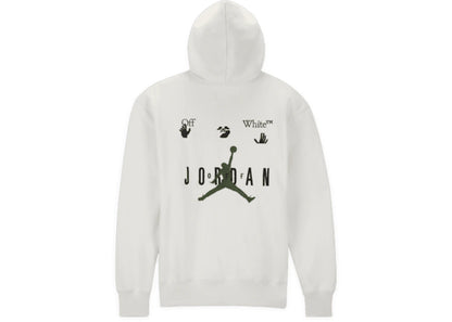 off-white x jordan hoodie white
