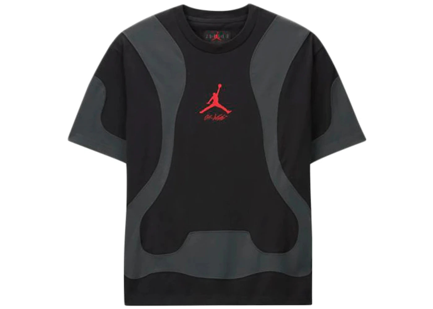 off-white x jordan tee (asia sizing) black