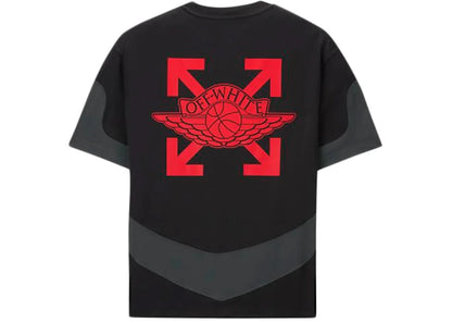 off-white x jordan tee (asia sizing) black