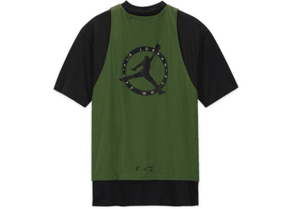 off-white x jordan top green/black