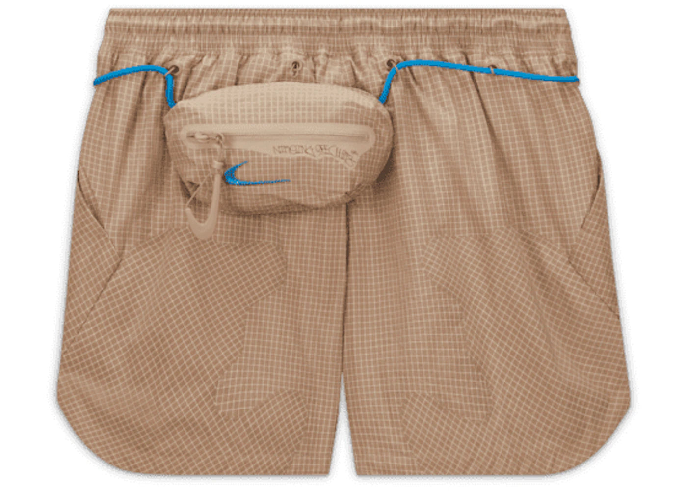 off-white x nike 002 woven shorts beige