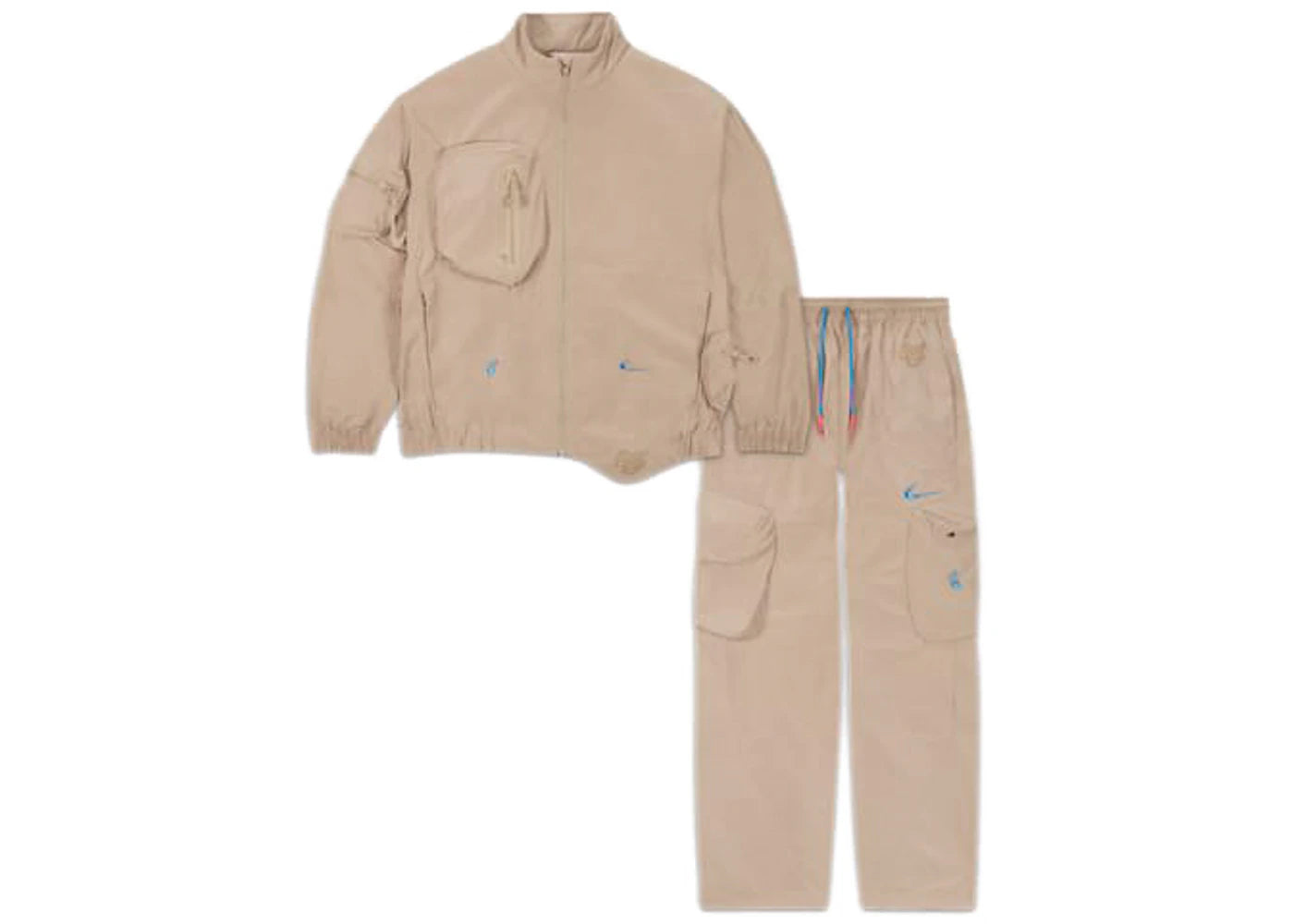 off-white x nike 003 tracksuit set beige