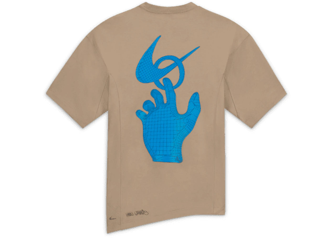 off-white x nike 005 cl t-shirts beige