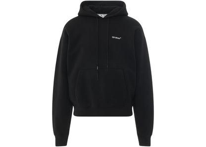 off-white caravaggio deposition print oversized hoodie black/multi