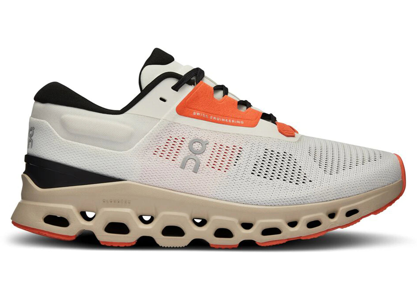 on cloudstratus 3 undyed white sand orange (women's)