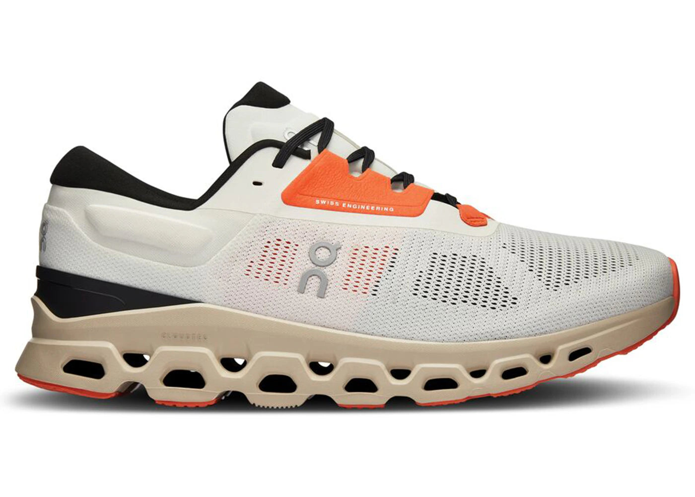 on cloudstratus 3 undyed white sand orange