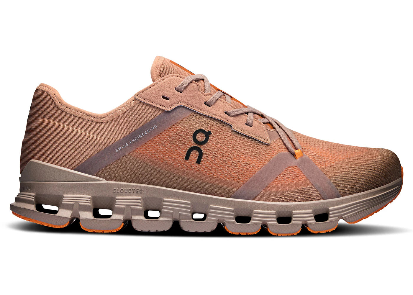 On Running Cloud X 4 Ad Rosebrown Tangerine