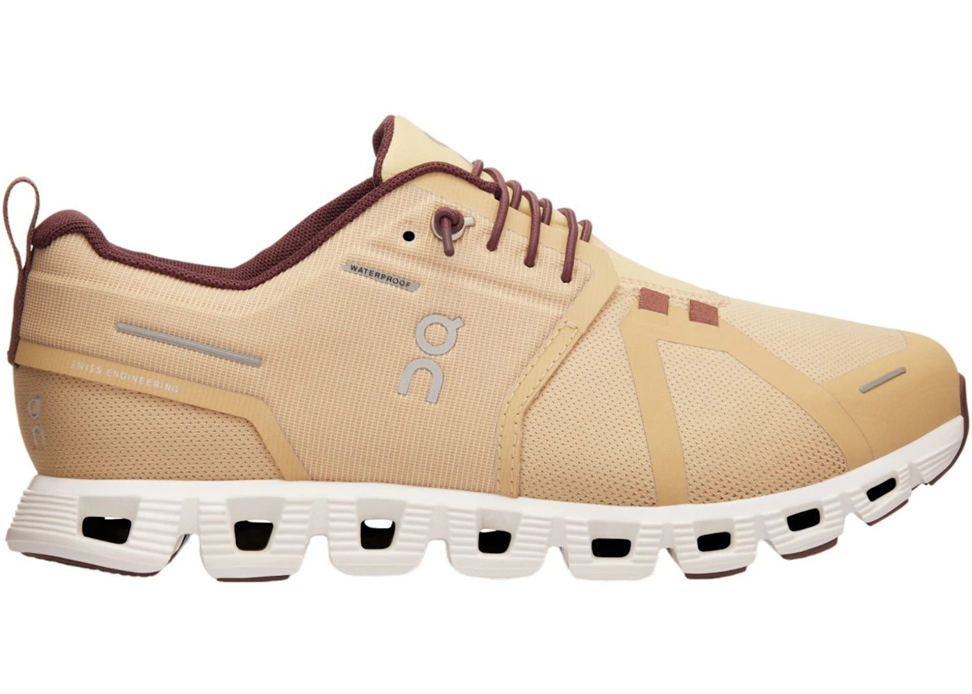 On Running Cloud 5 Waterproof Savannah Ivory (Women'S)