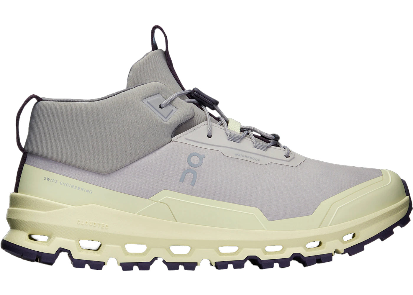 On Running Cloudhero Mid Waterproof Silver Seedling (Gs)