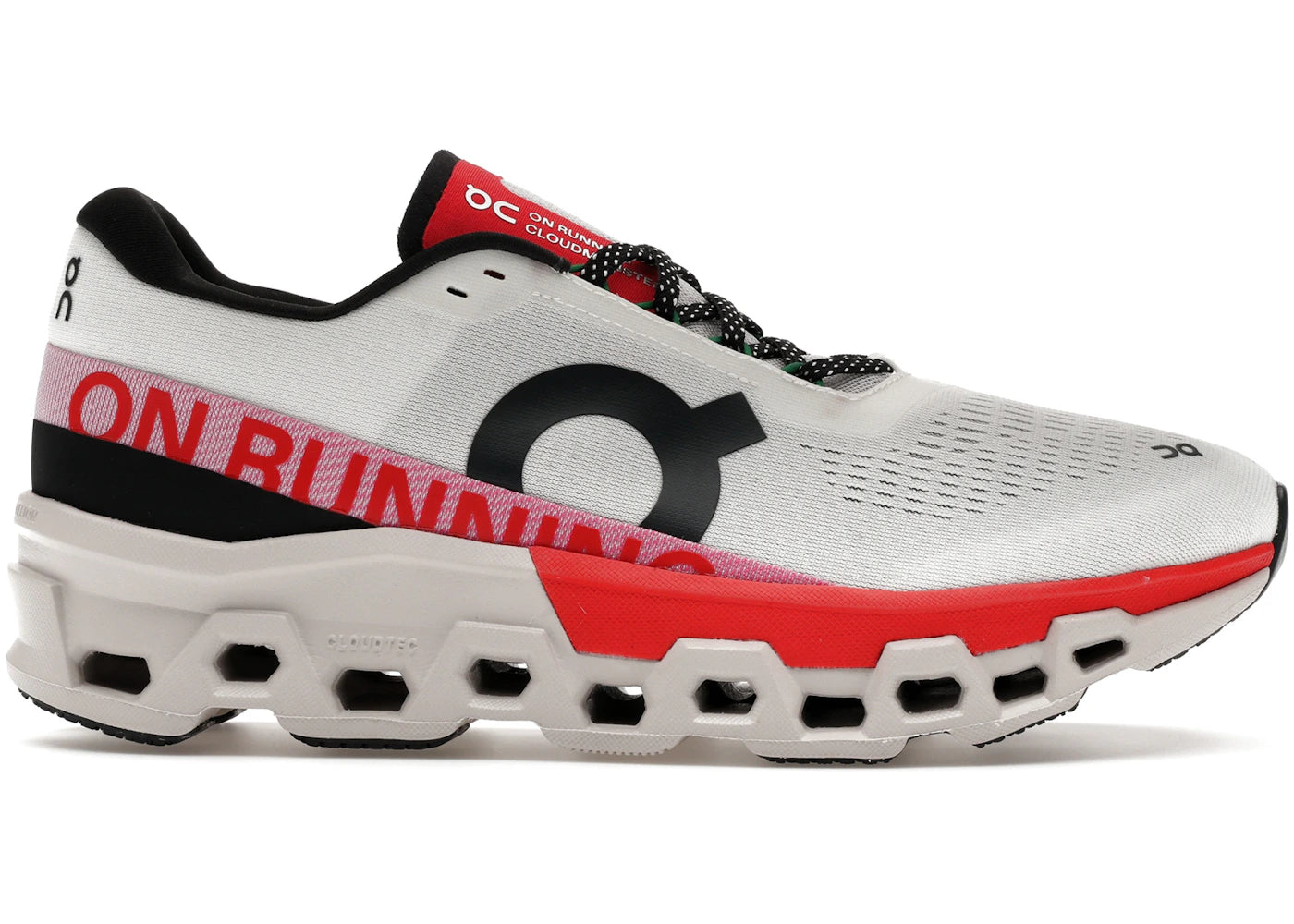On Running Cloudmonster 2 Ivory Silver Red