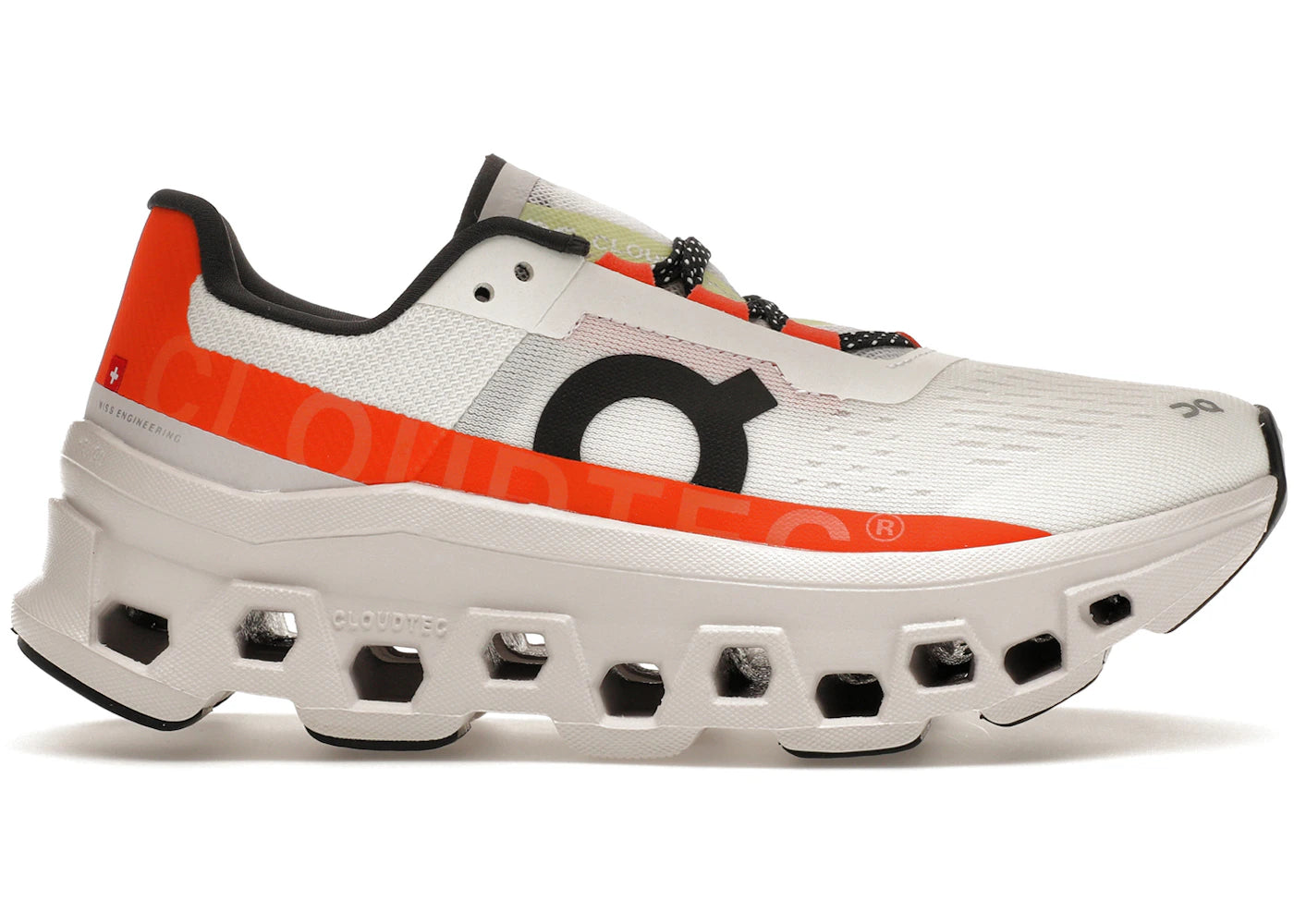 on running cloudmonster undyed-white flame (women's)