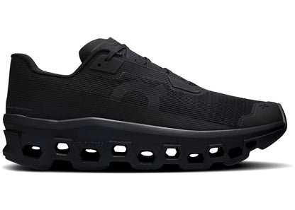 On Running Cloudmonster Void All Black, front