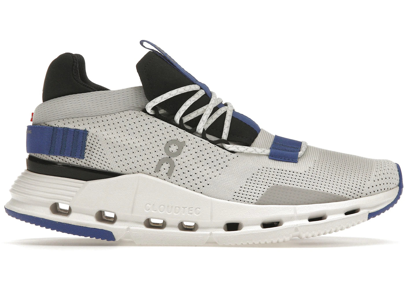 on running cloudnova white cobalt blue (women's)