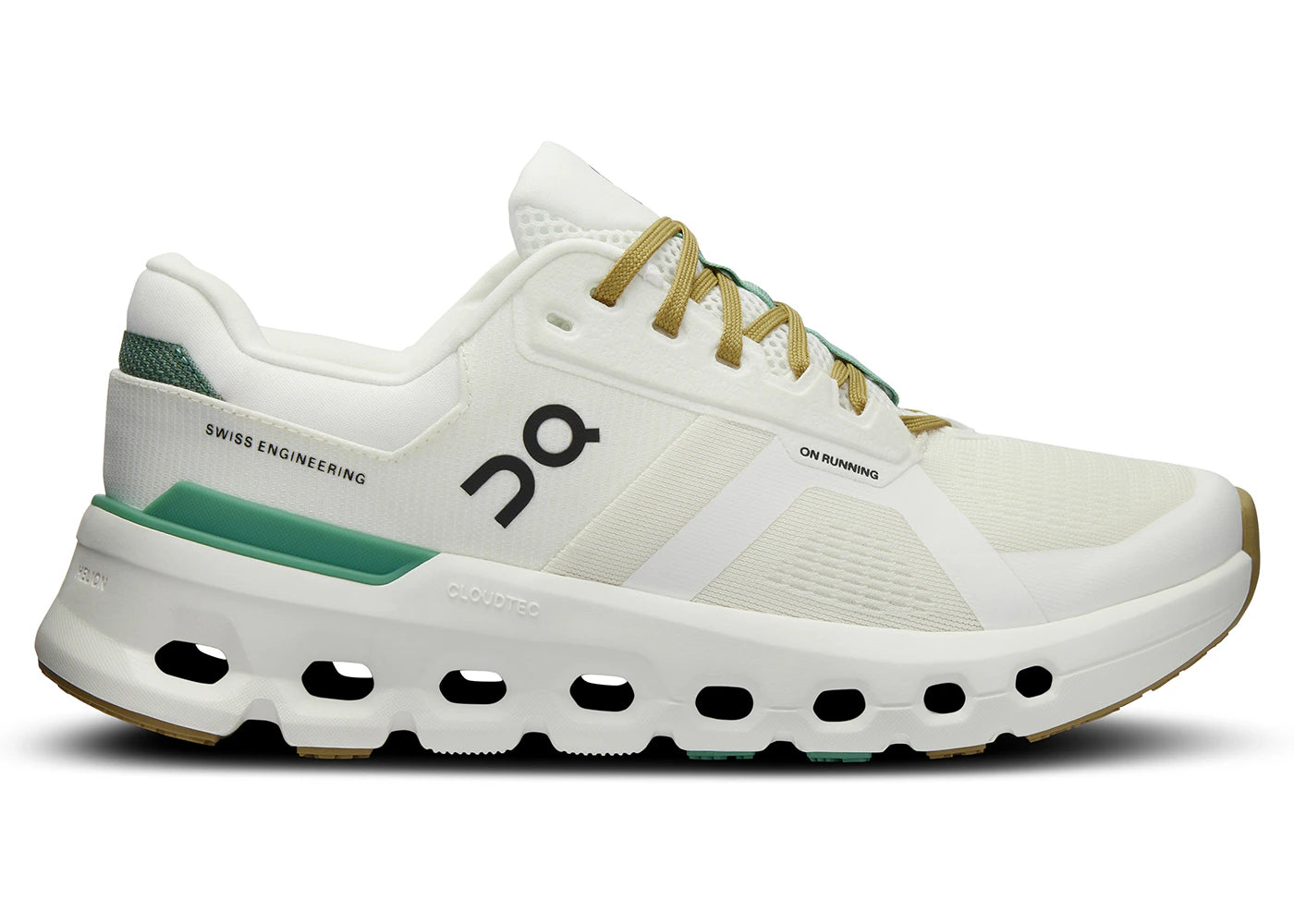 on running cloudrunner 2 white green (women's)