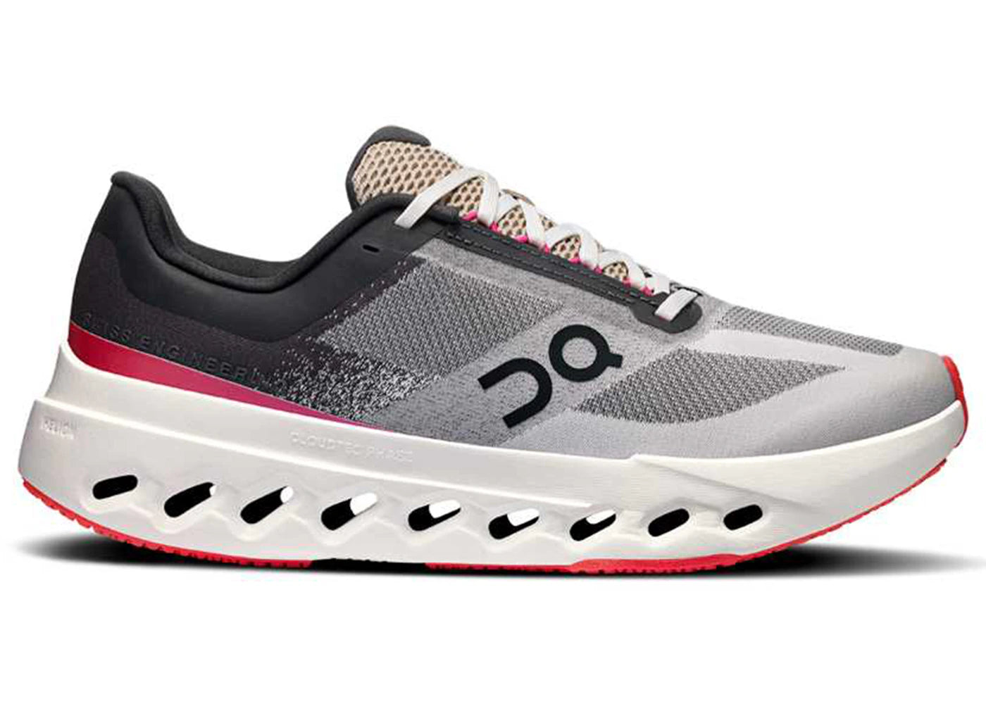 On Running Cloudsurfer Next Black White Pink (Women'S)