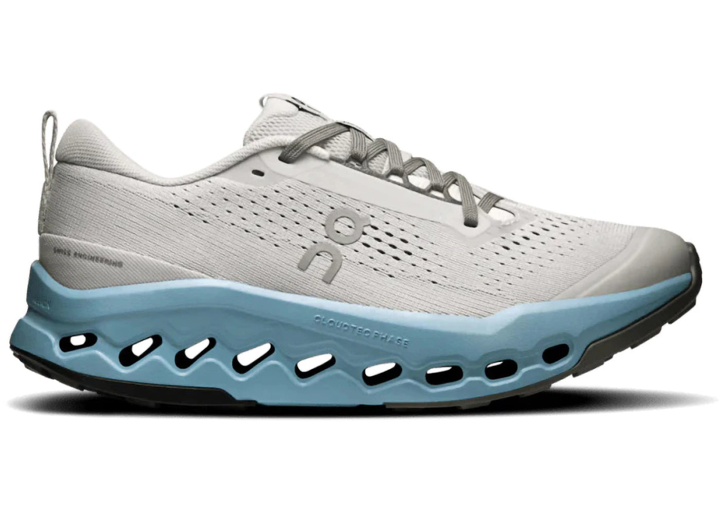 on running cloudsurfer trail 2 glacier dust (women's)