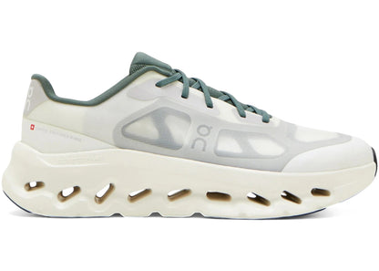 On Running Cloudtilt Remix Ivory Olive, front