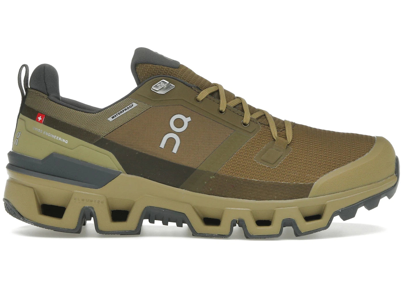 On Running Cloudwander Waterproof Hunter Safari