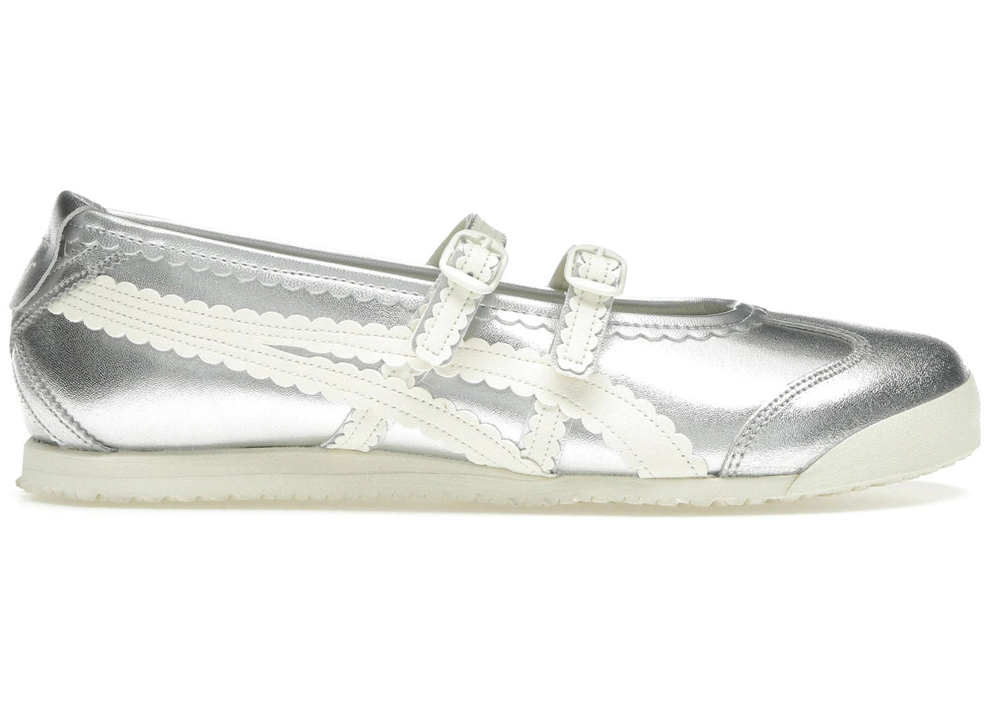 onitsuka tiger mexico 66 tgrs silver cream (women's)