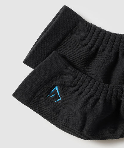 Women's Gymshark Onyx Lifting Socks Black