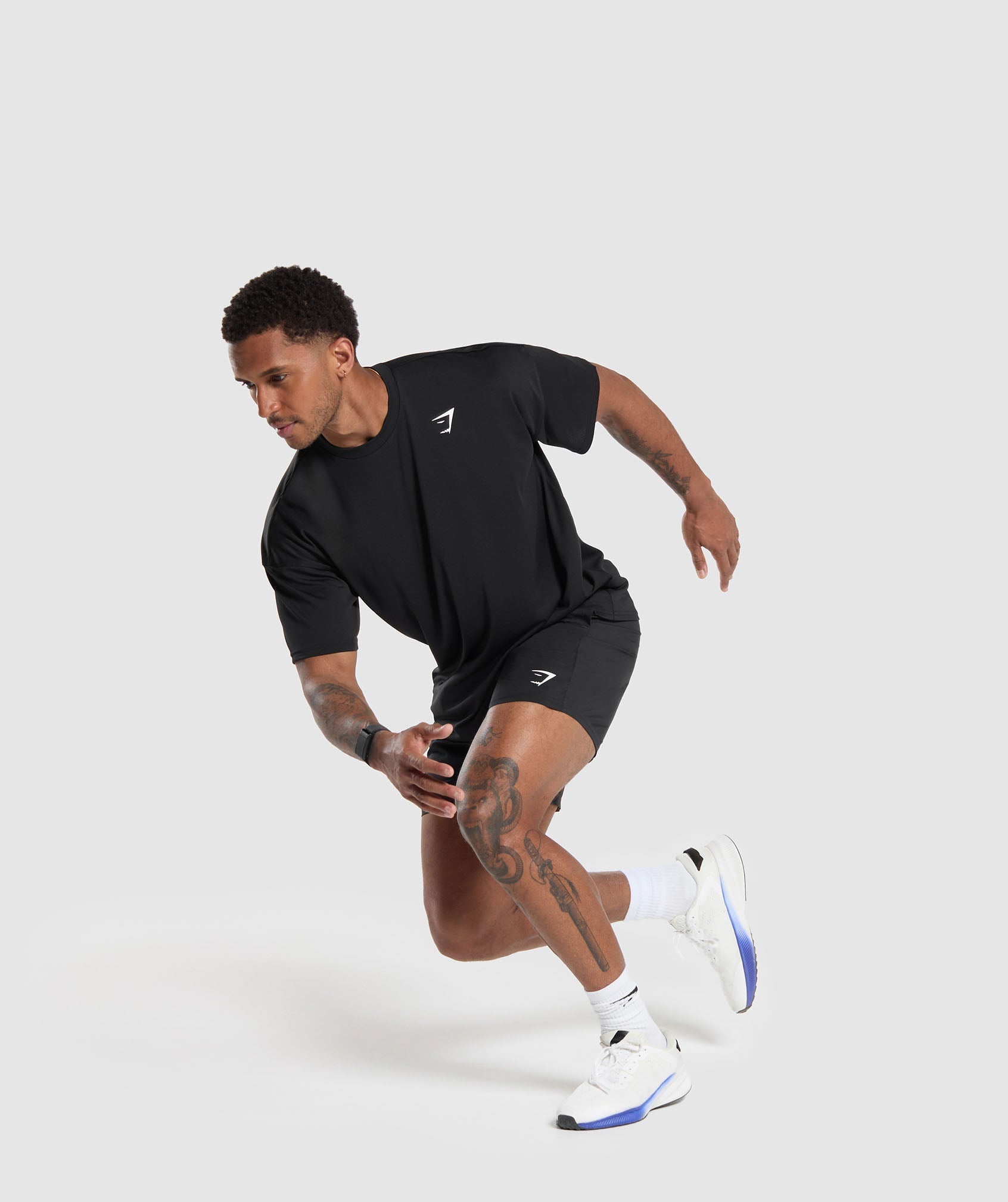 Gymshark Oversized Performance T-Shirt Black