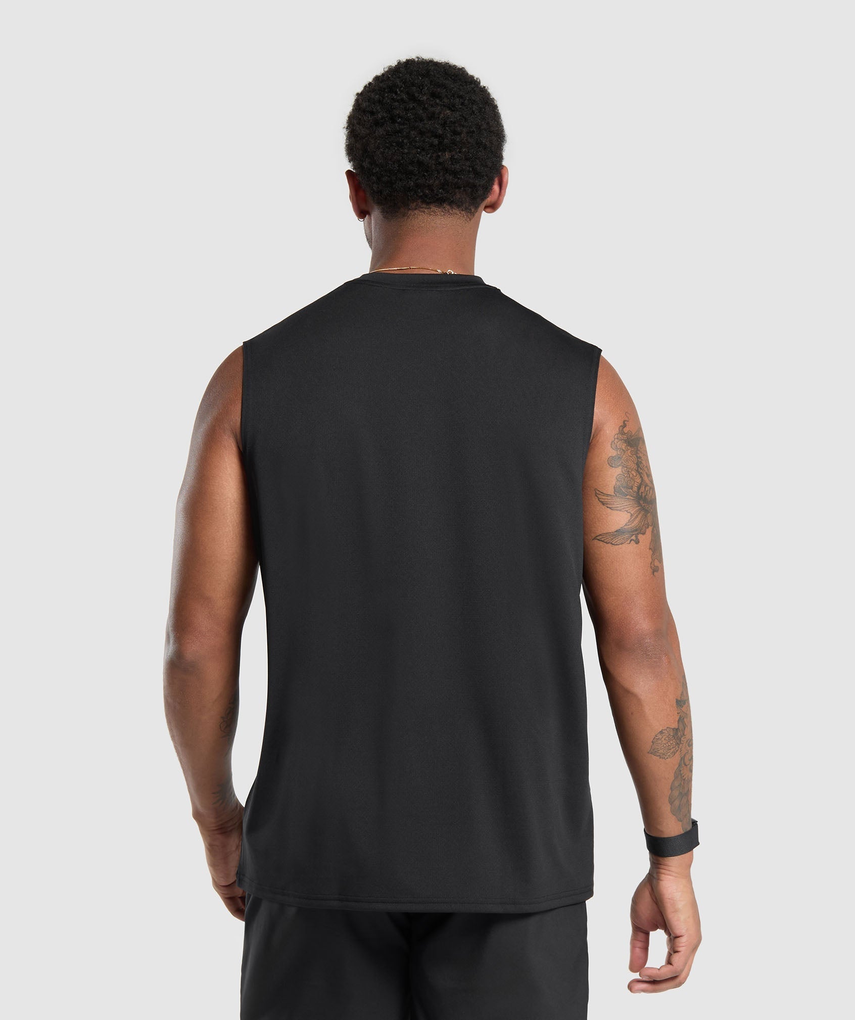 Gymshark Arrival Oversized Tank Black