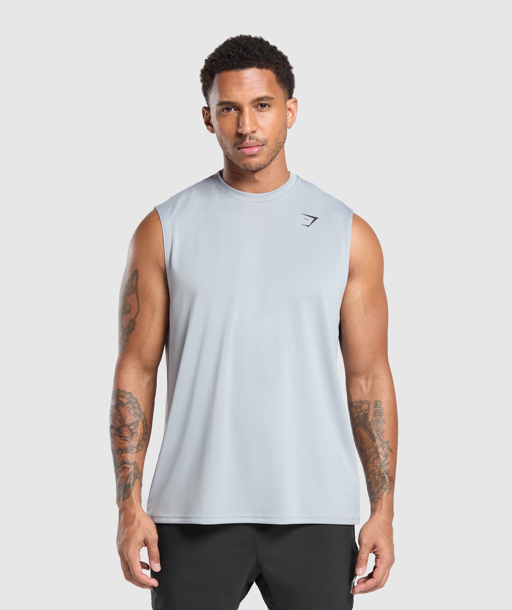 Gymshark Arrival Oversized Tank Metal Purple