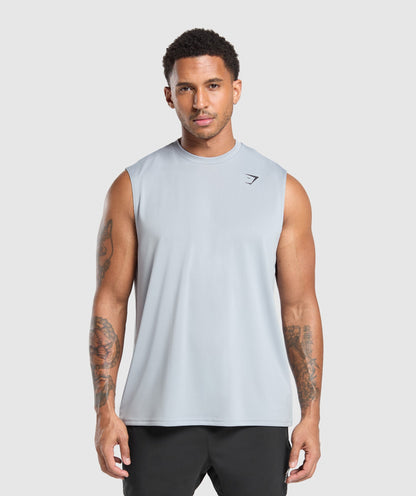 Gymshark Arrival Oversized Tank Metal Purple
