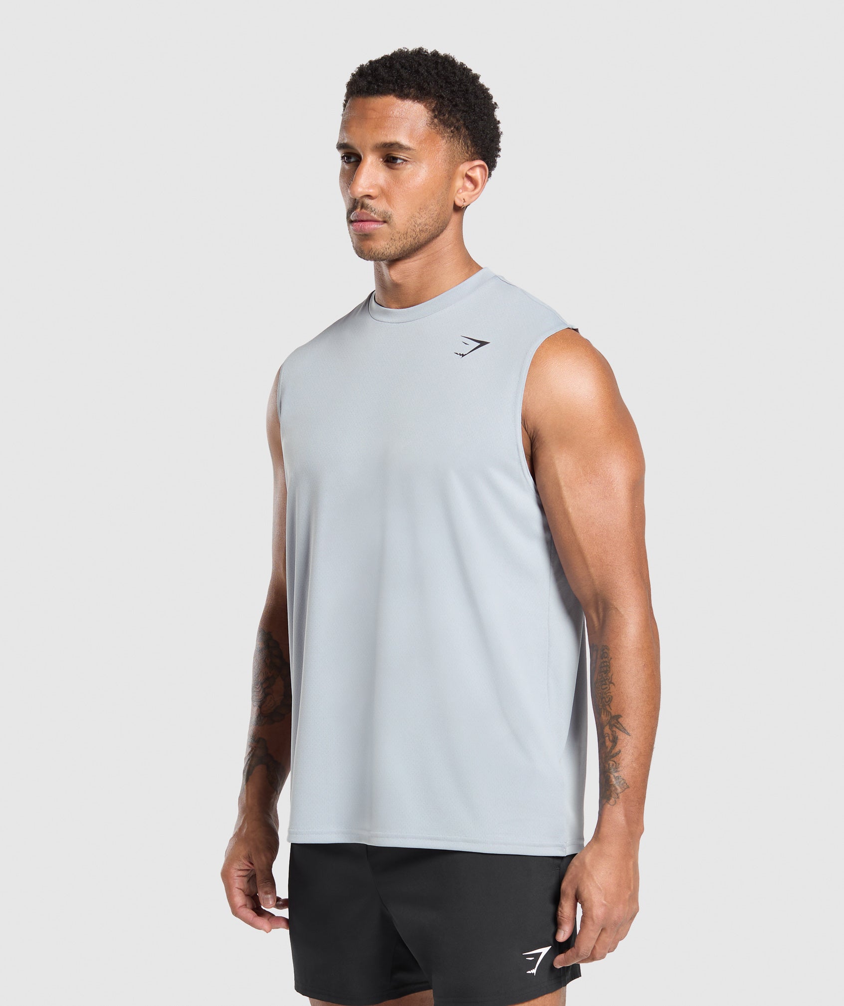 Gymshark Arrival Oversized Tank Metal Purple
