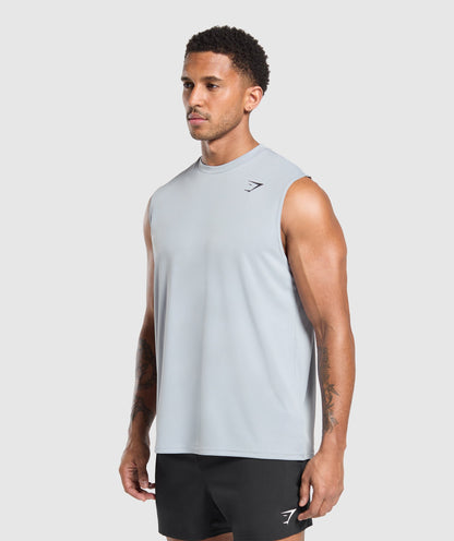 Gymshark Arrival Oversized Tank Metal Purple