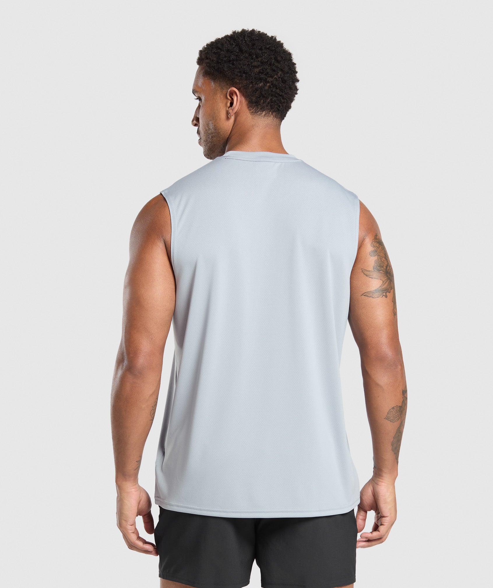 Gymshark Arrival Oversized Tank Metal Purple