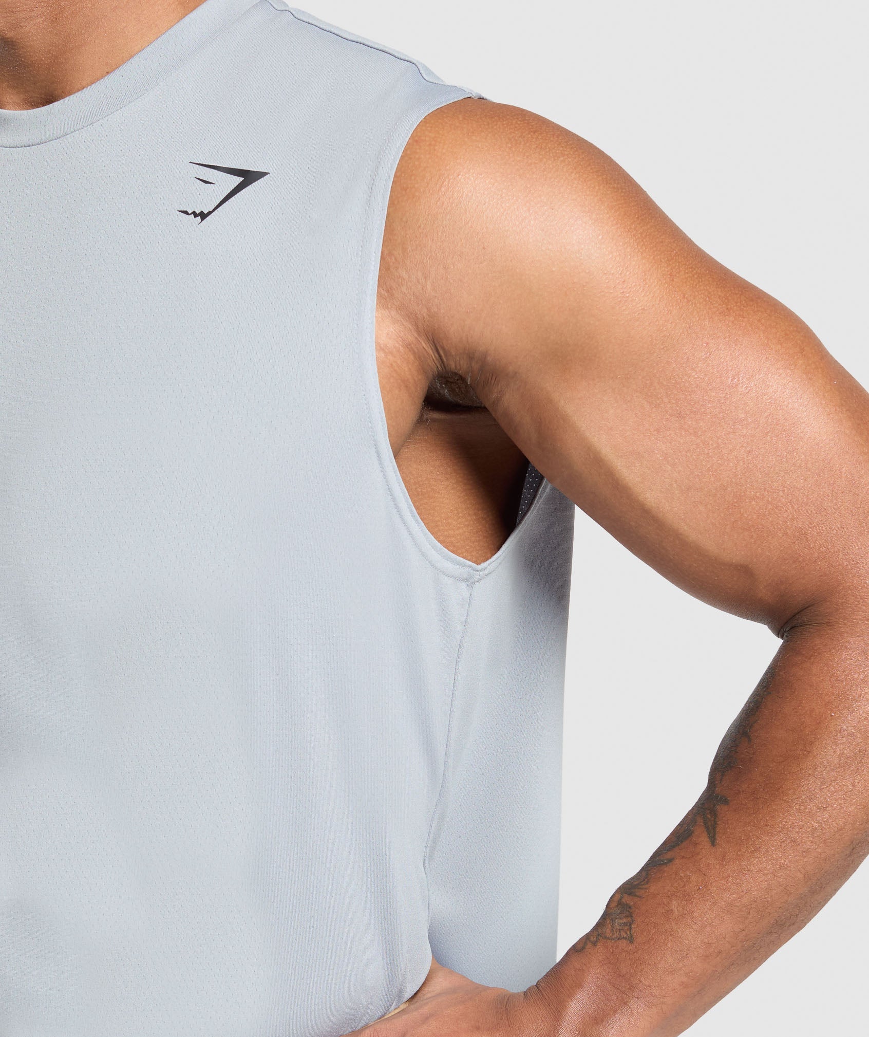 Gymshark Arrival Oversized Tank Metal Purple