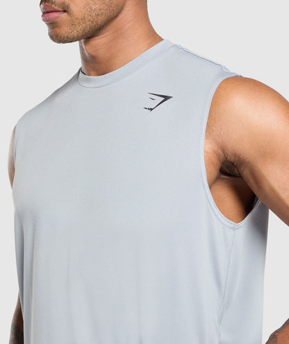 Gymshark Arrival Oversized Tank Metal Purple