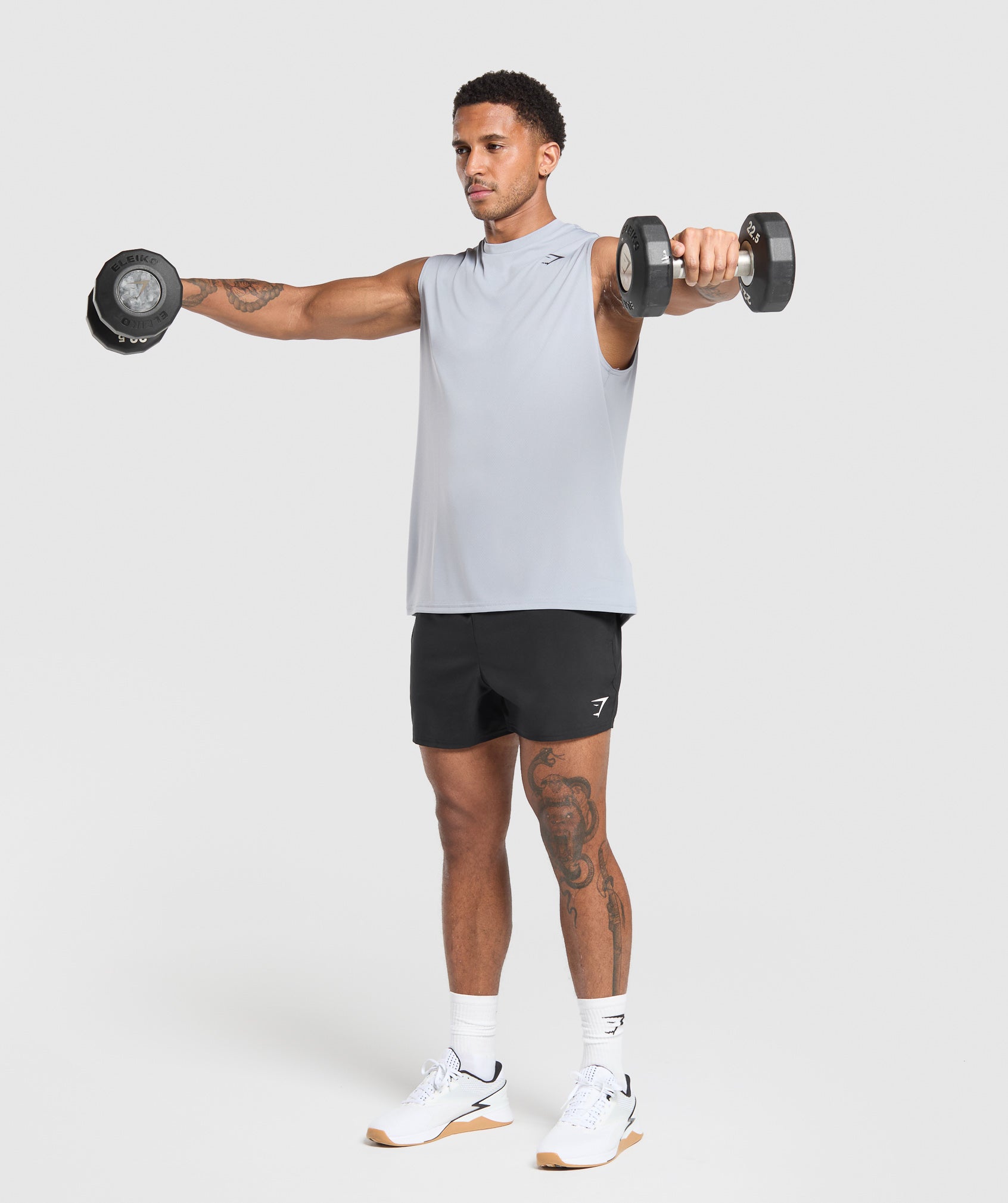Gymshark Arrival Oversized Tank Metal Purple