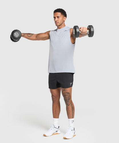 Gymshark Arrival Oversized Tank Metal Purple