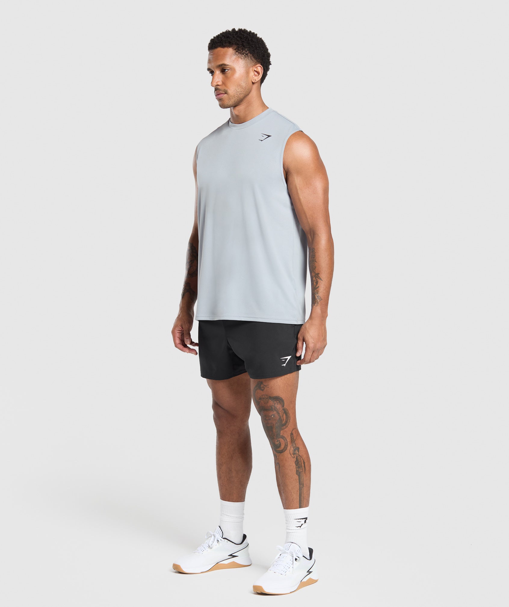Gymshark Arrival Oversized Tank Metal Purple