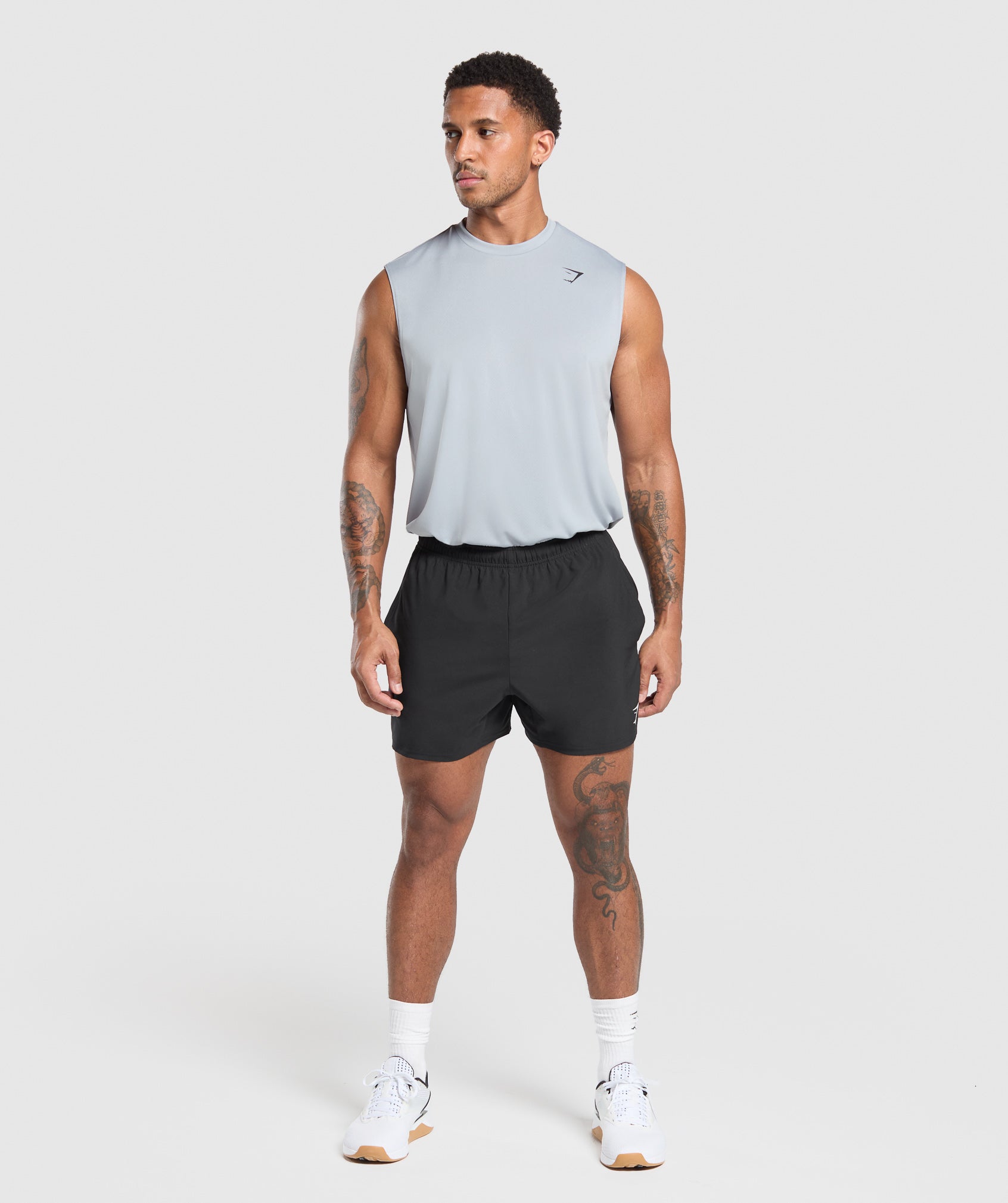 Gymshark Arrival Oversized Tank Metal Purple