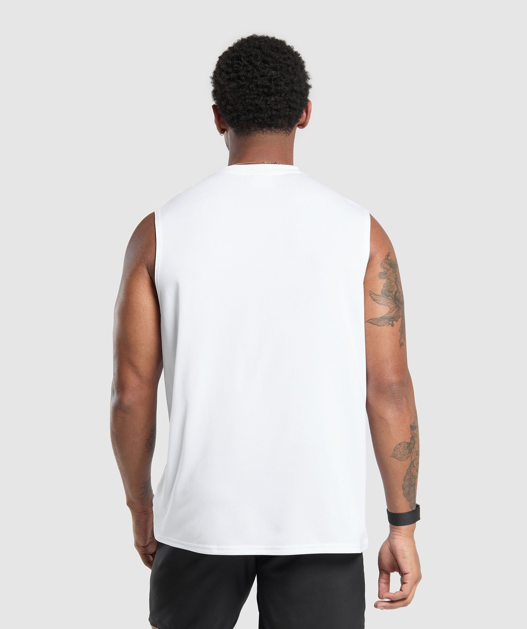 Gymshark Arrival Oversized Tank White
