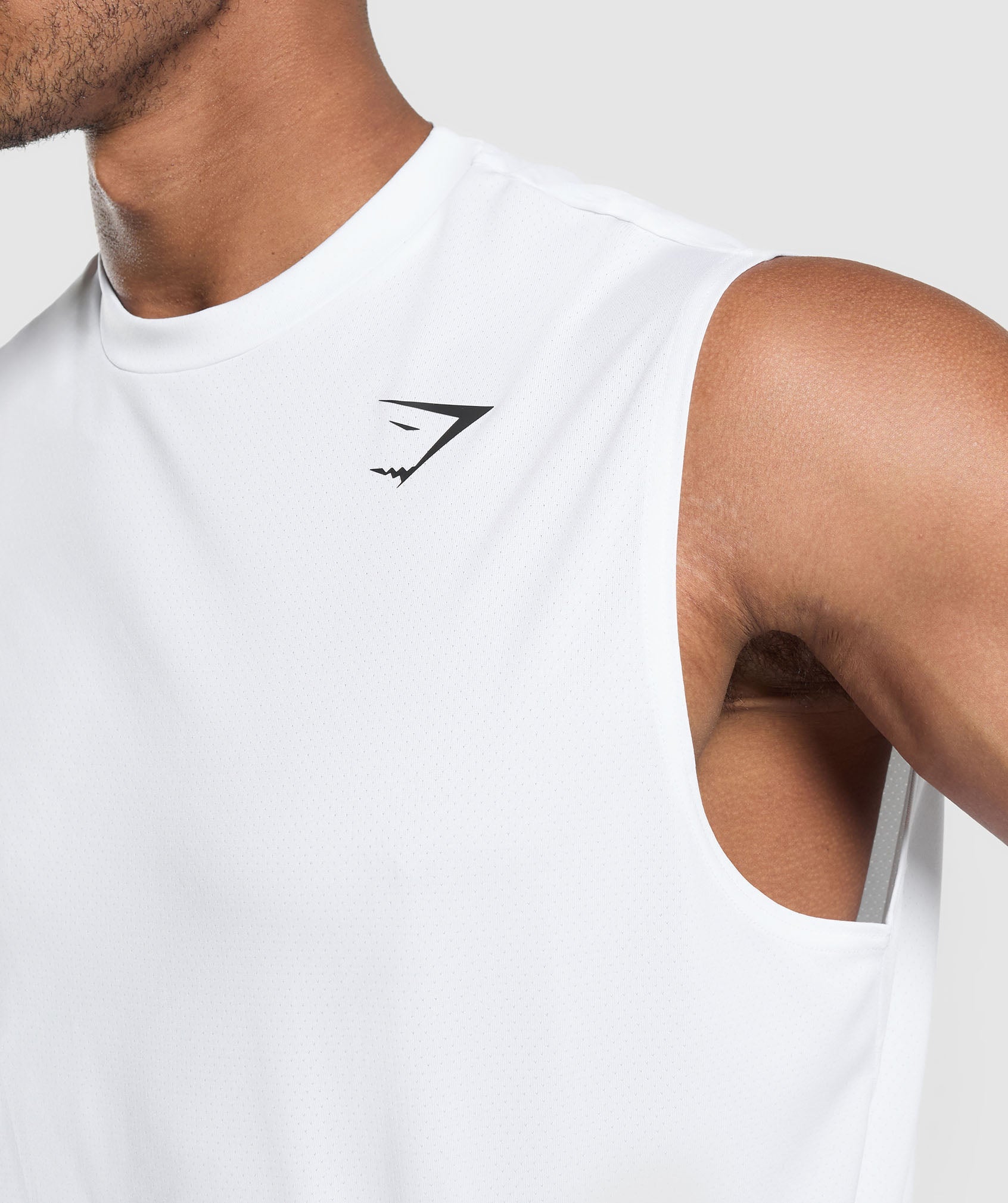 Gymshark Arrival Oversized Tank White