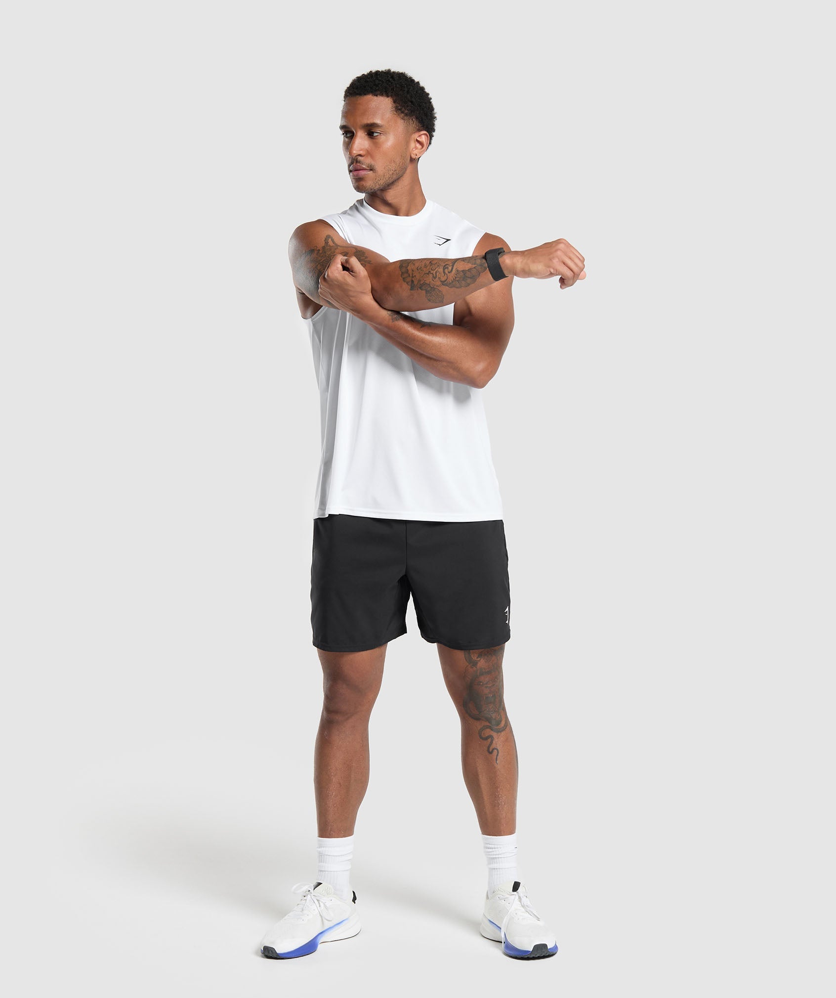 Gymshark Arrival Oversized Tank White