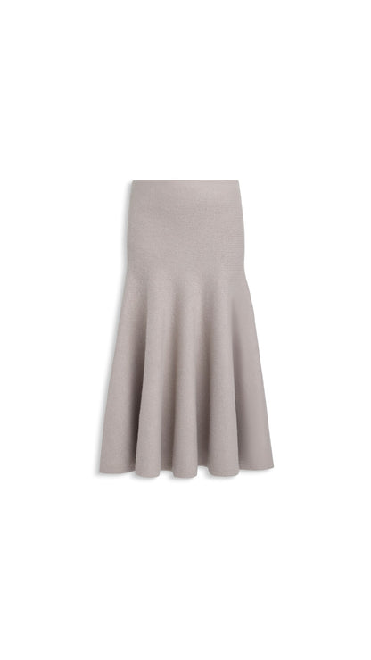 Alaïa Cashmere Flared Skirt
