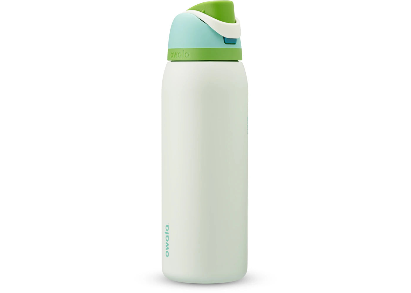 Owala Spearmint Freesip 40Oz Water Bottle White
