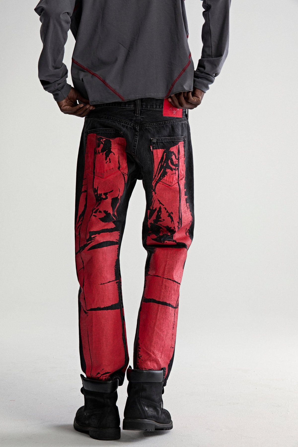 Sp5der Painted MOTO Denim