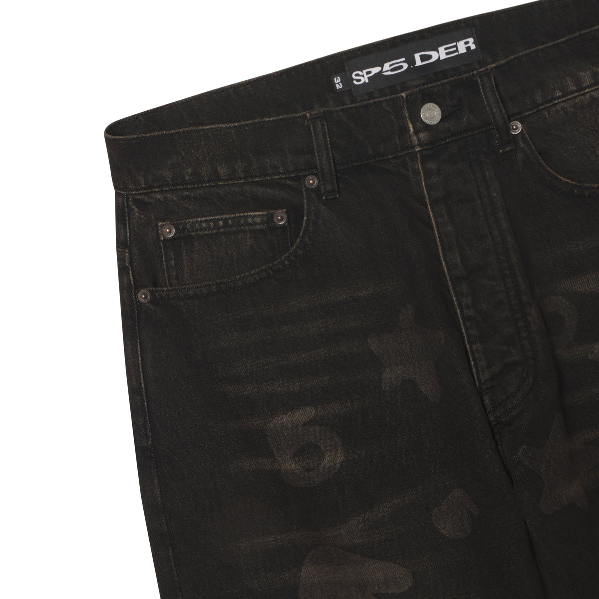 Sp5der Faded Beluga Denim