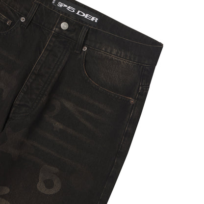Sp5der Faded Beluga Denim