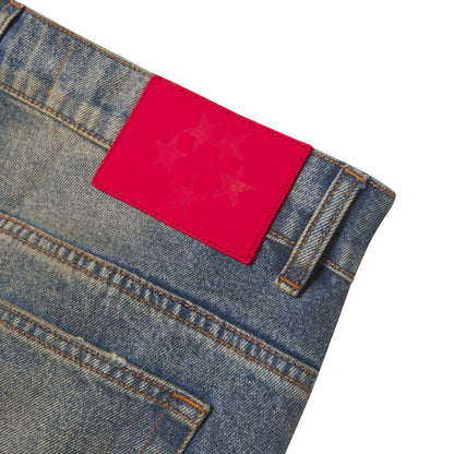 Sp5der Faded Beluga Denim