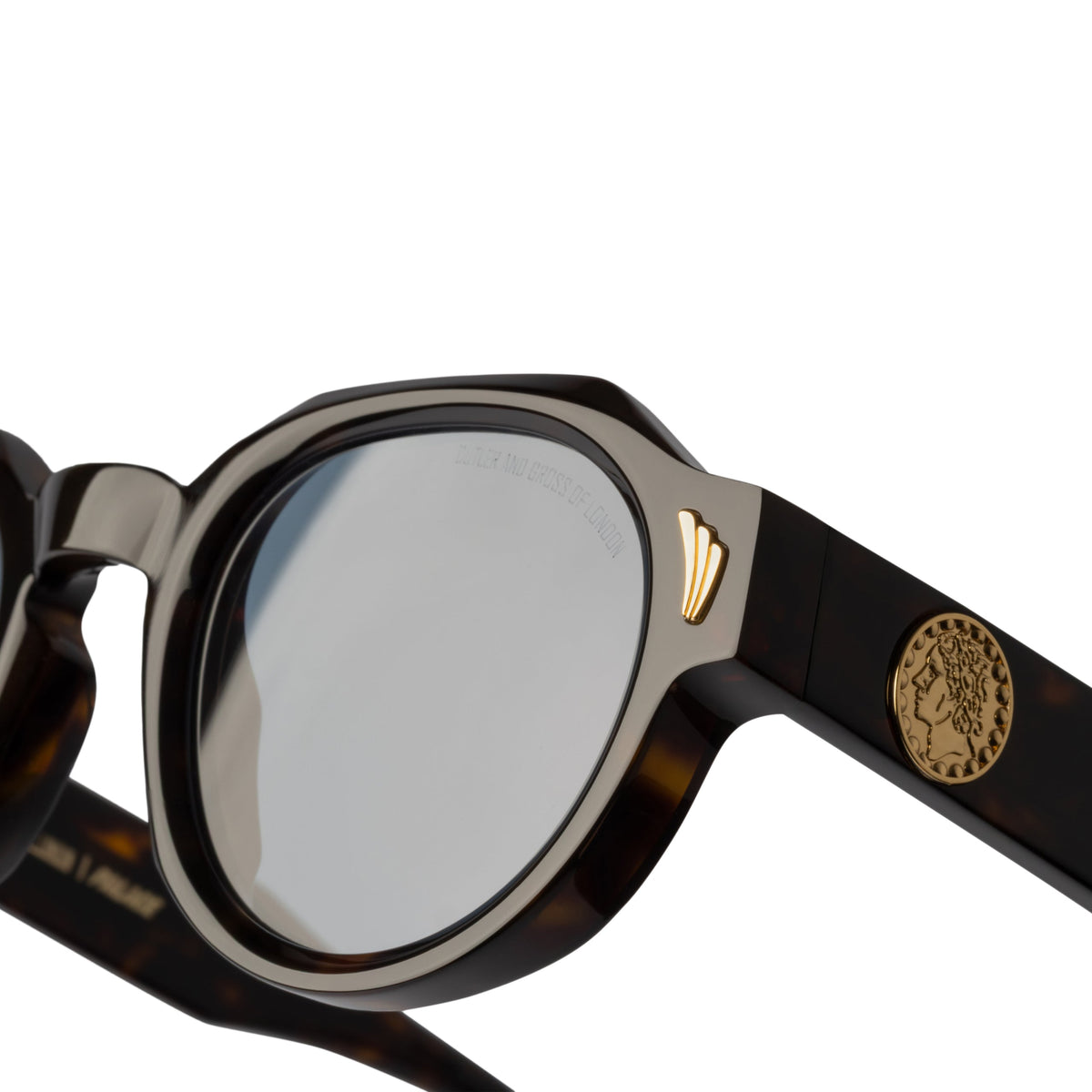 Palace Cutler and Gross Victory Round Sunglasses Havana