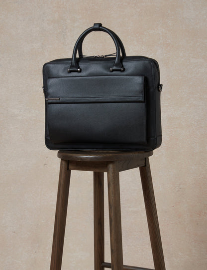 Ted Baker Sanndro Crosshatch Faux Leather Laptop Bag