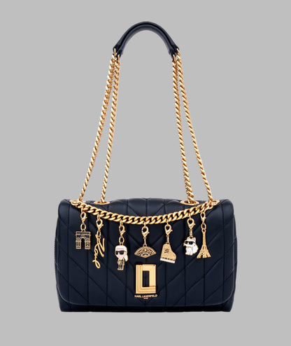 KarlLagerfeld Lafayette shoulder black with charms black