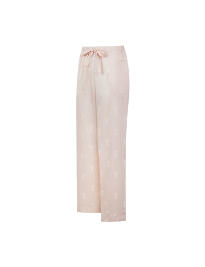 Ted Baker Peggy Jacquard Logo Satin Long Pyjama Set Women's
